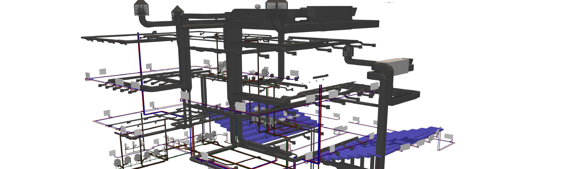 Projektowanie sanitarnych instalacji 3d